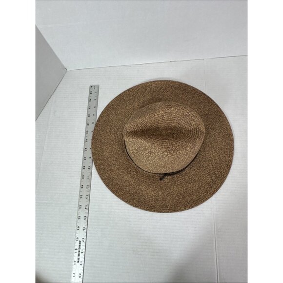Coolibar Women's S/M Floppy Woven Sun Hat Tan EUC - Picture 12 of 13
